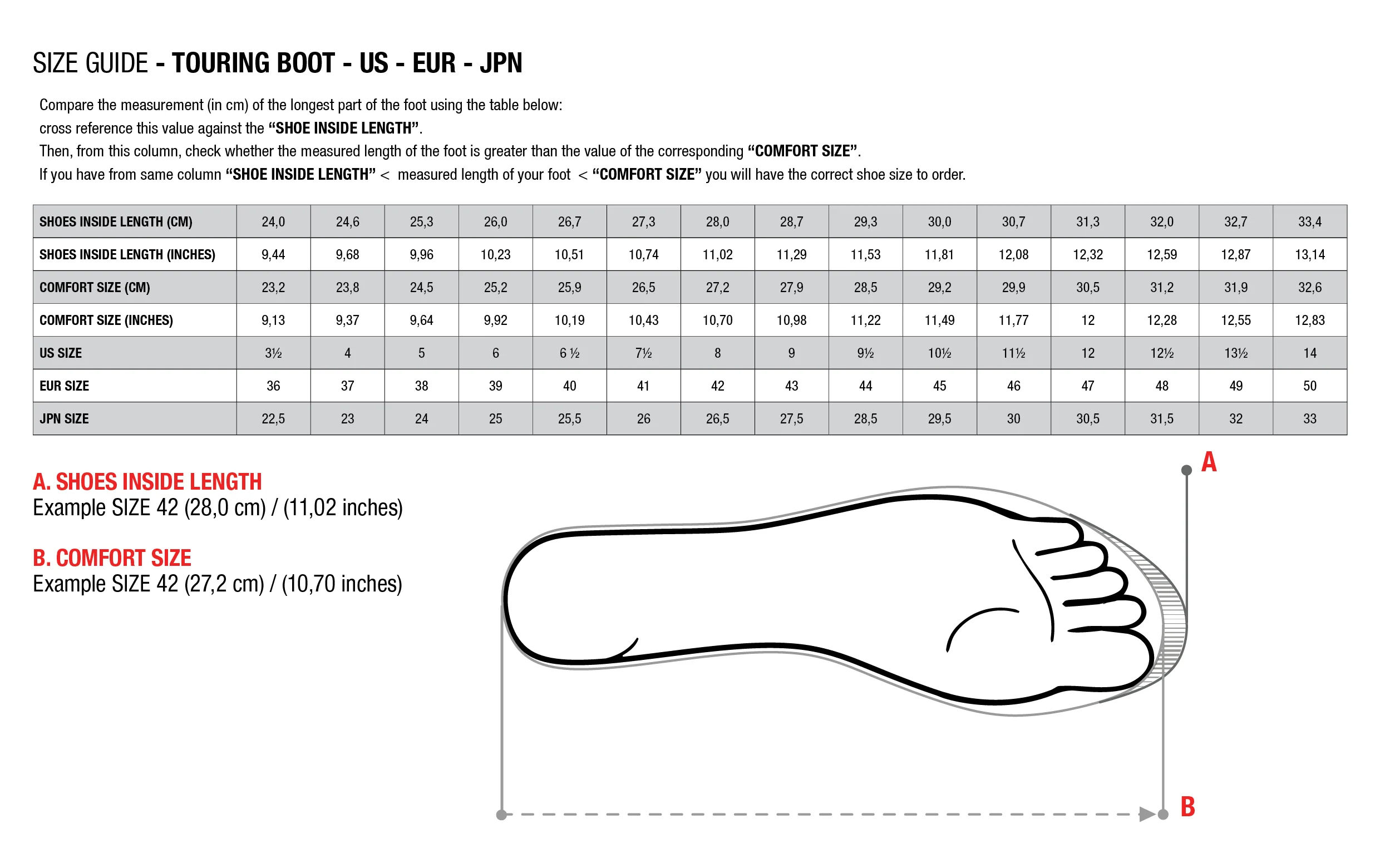 Size guide